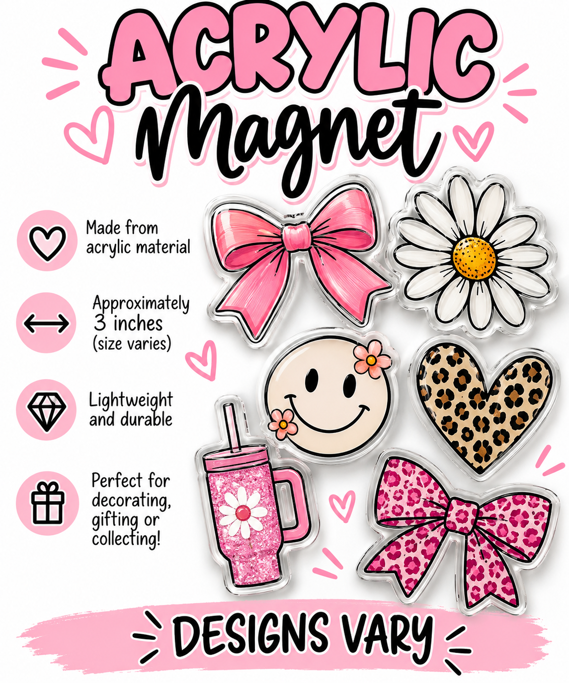 Acrylic Magnet – TikTok LIVE Claim Only
