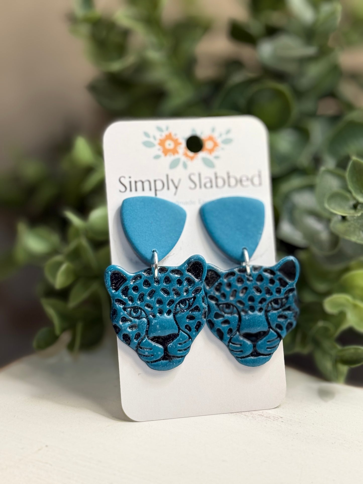 Jaguar/Leopard Head Dangles