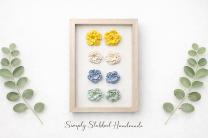 Luxe Bloom Rosette Studs