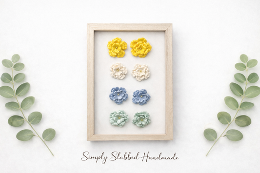 Luxe Bloom Rosette Studs