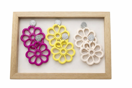 Daisy Frame Dangles