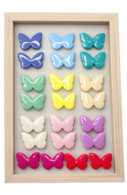 Sweet Flutter Butterfly Studs
